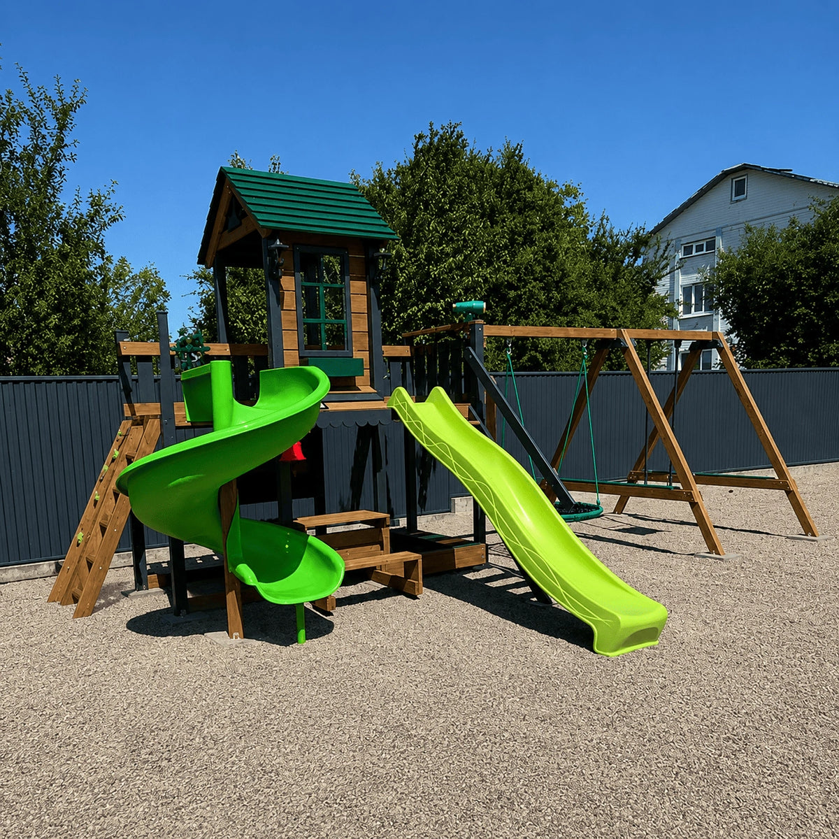 Merry Yard Tricky House Kids Playhouse