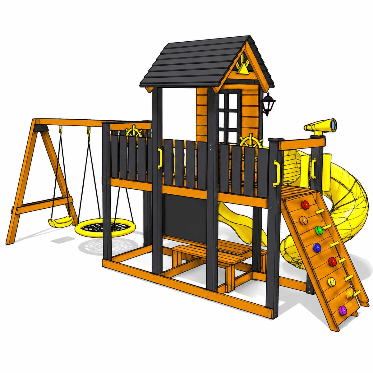 Merry Yard Tricky House Kids Playhouse