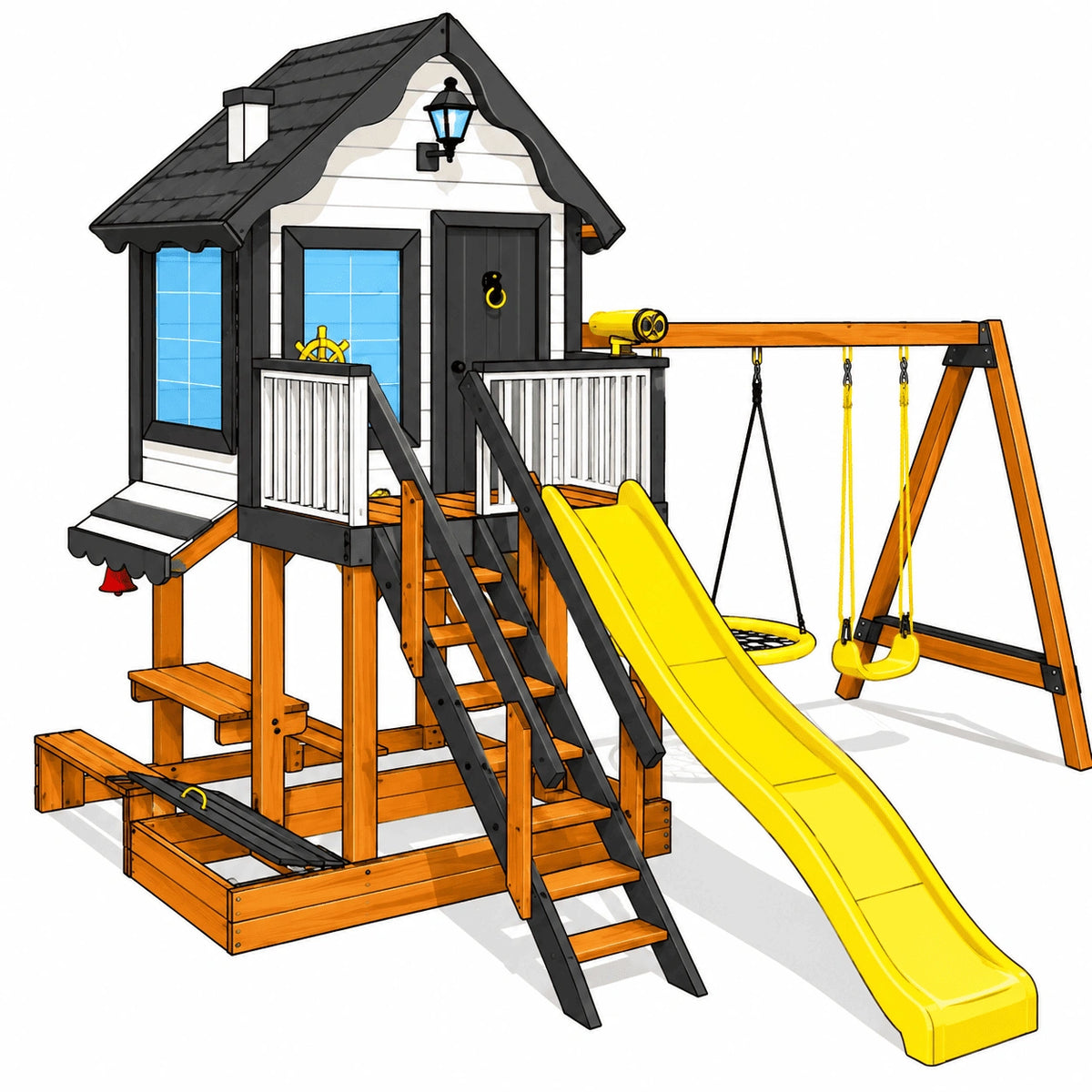 Merry Yard Lovely Cloud Kids Playhouse