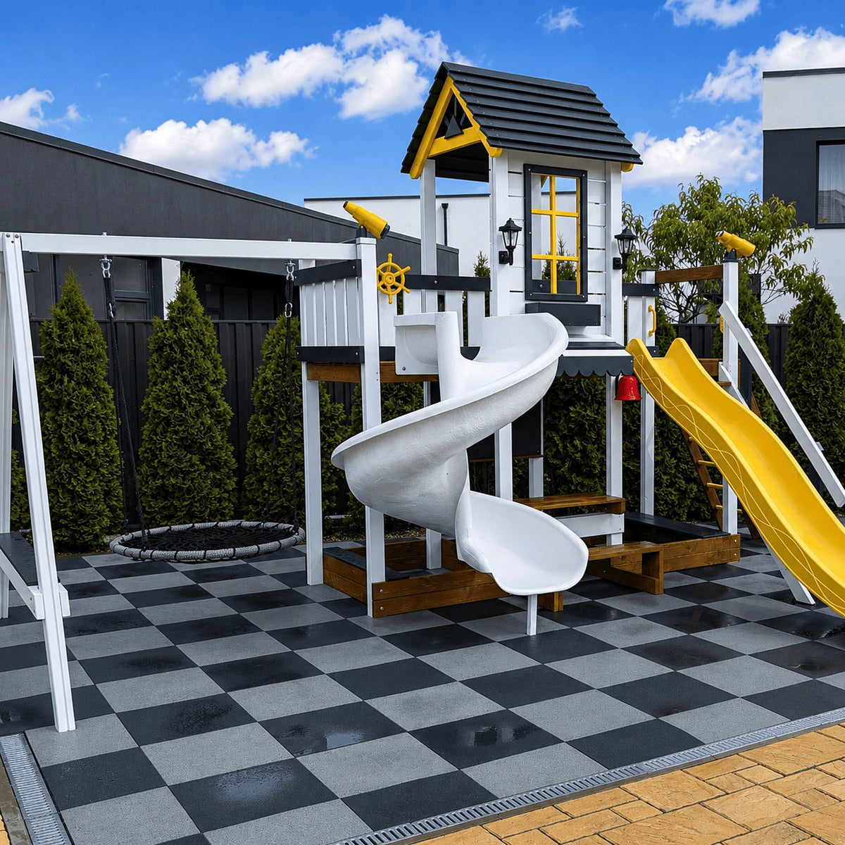 Merry Yard Tricky House Kids Playhouse