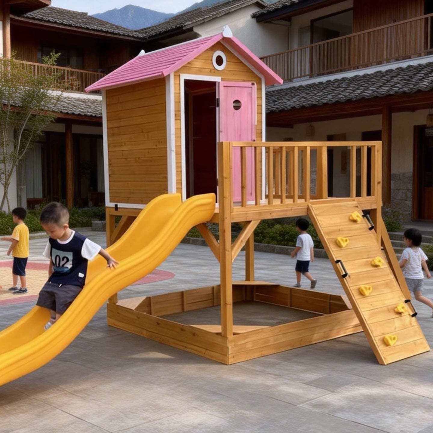 Merry Yard Kids Playhouse Code B1