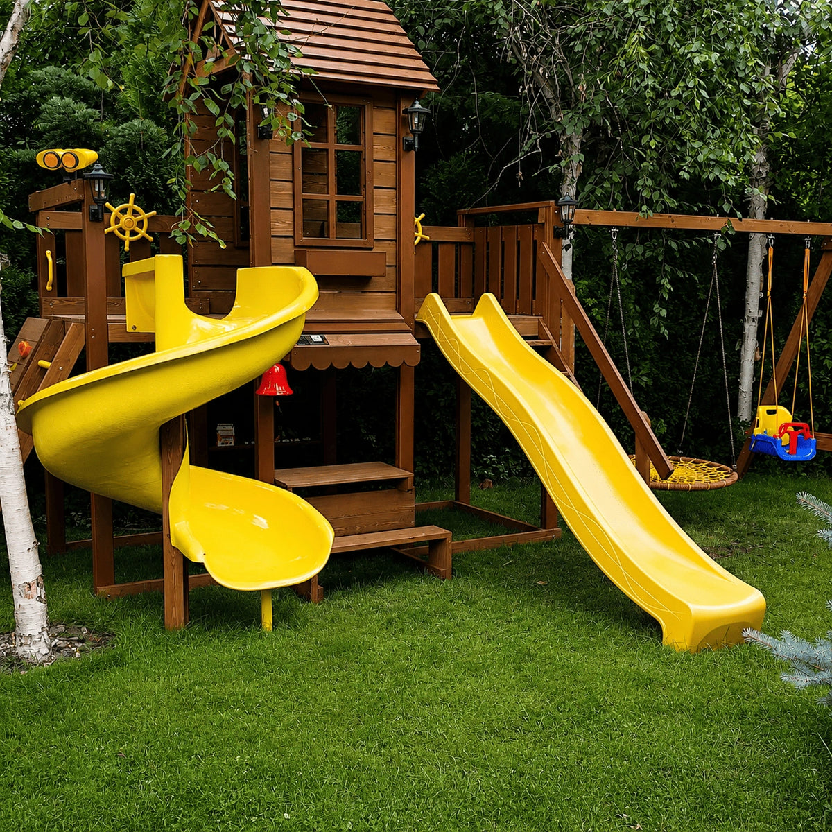 Merry Yard Tricky House Kids Playhouse