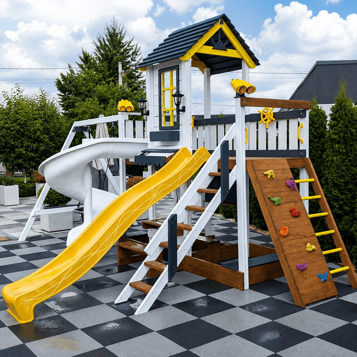 Merry Yard Tricky House Kids Playhouse