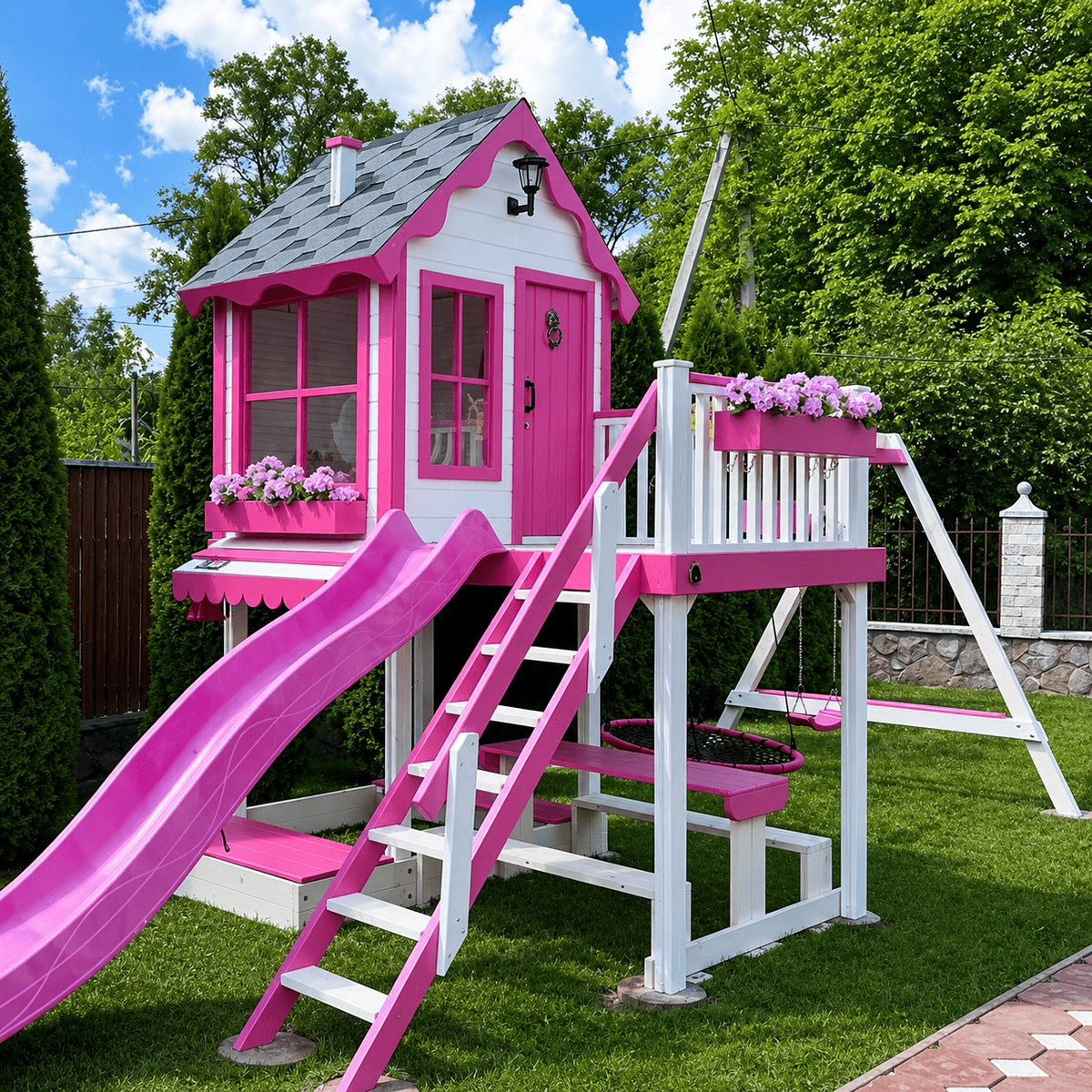 Merry Yard Lovely Cloud Kids Playhouse