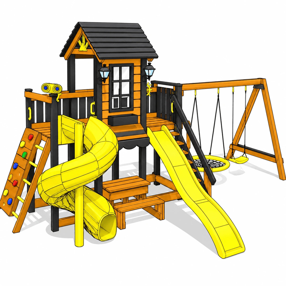 Merry Yard Tricky House Kids Playhouse